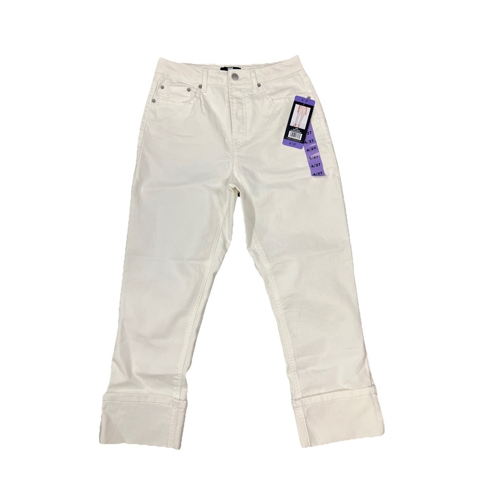 NWT Women's Ivory FRYE High-Rise Cropped Pants Size 12/31